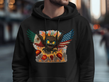 Patriotic Monster Illustration Hoodie product
