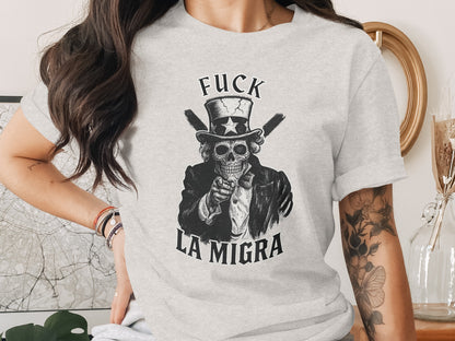 Cutting-Edge Fuck La Migra Statement T-shirt product