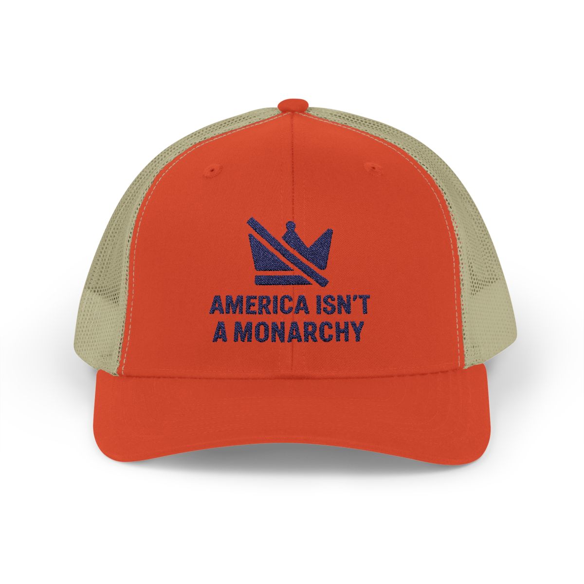 America Isn't A Monarchy Hat Embroidered Cap product