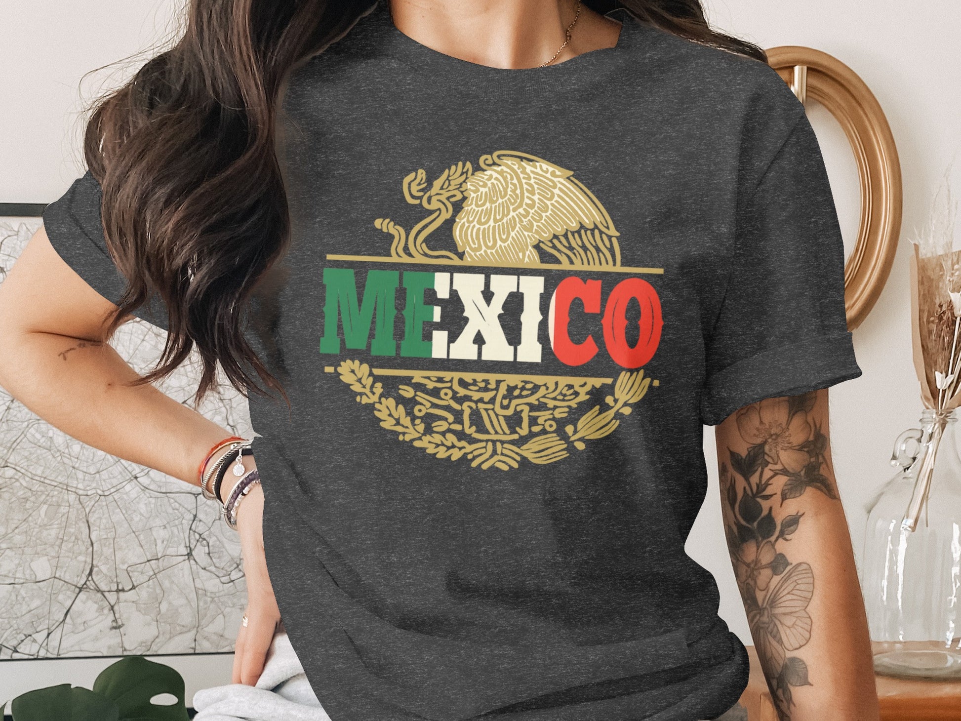 Vintage Mexico Graphic Print T-Shirt Casual product type