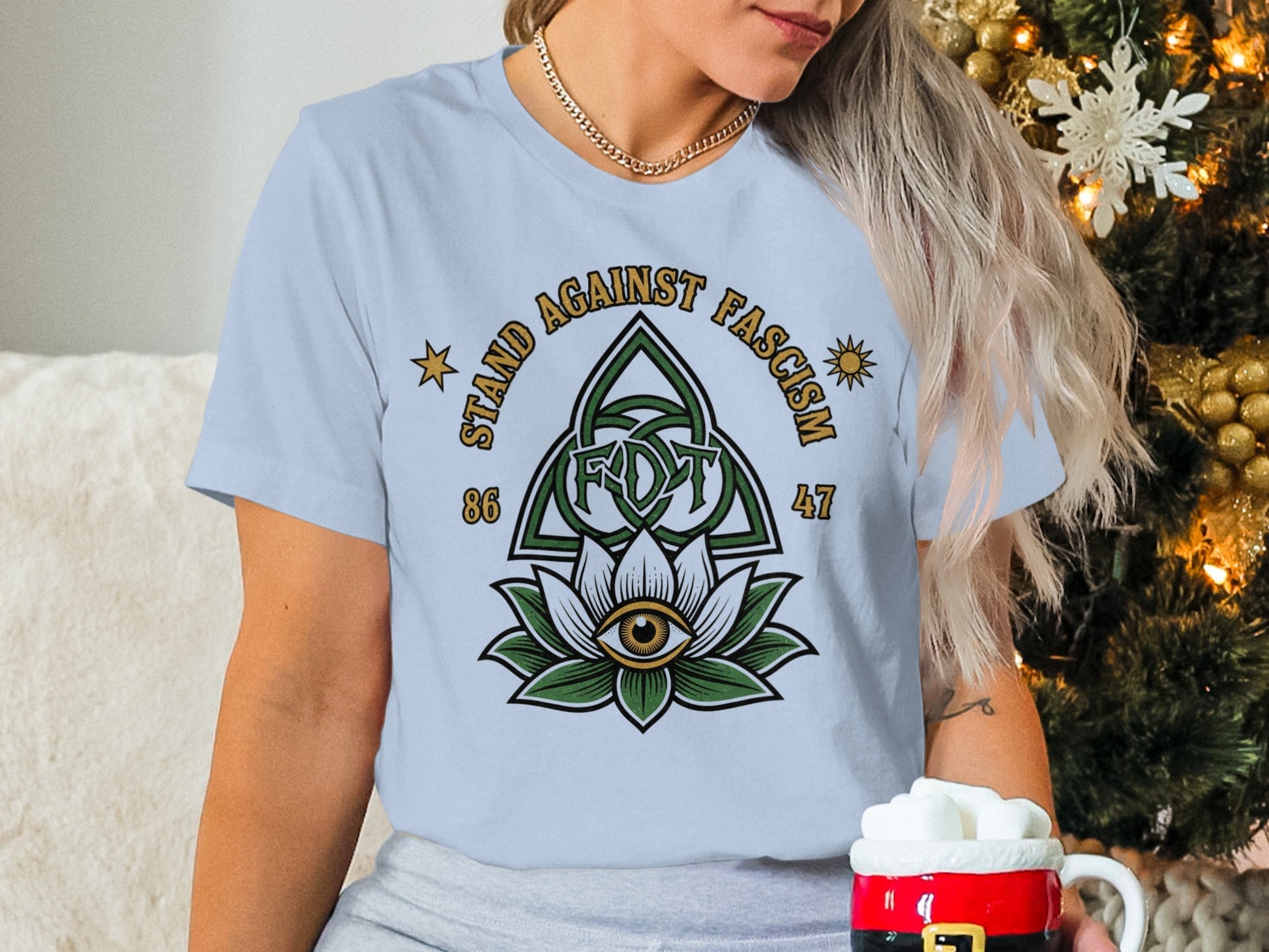 Stand Against Fascism FDT 8647 T-shirt