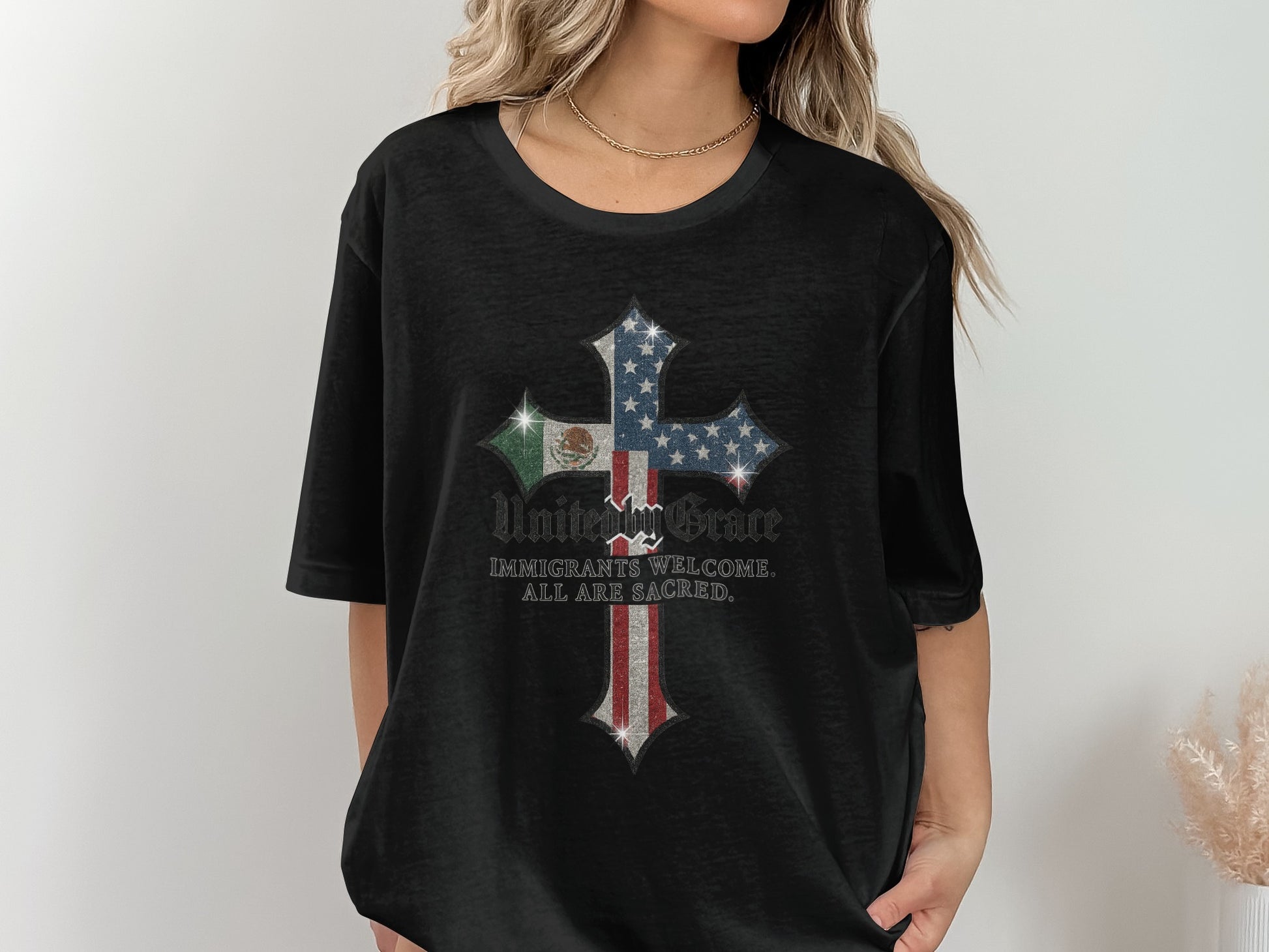 United Grace Immigrants Welcome Sacred Shirt product type