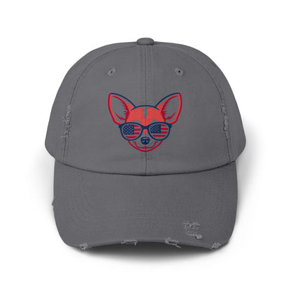 Stylish Patriotic Chihuahua with Sunglasses Hat product type