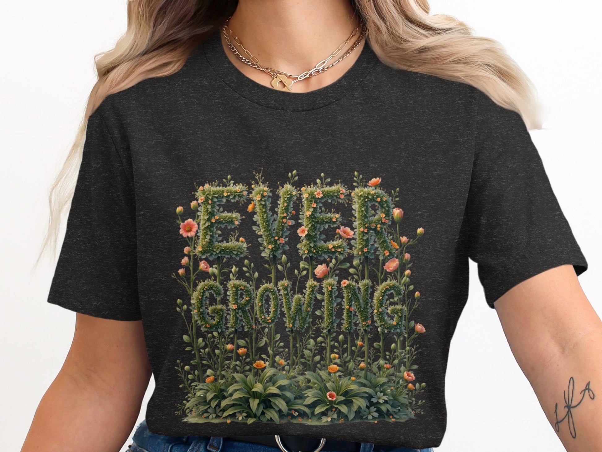 Ever Growing Graphic Printed Unique T-shirt Product