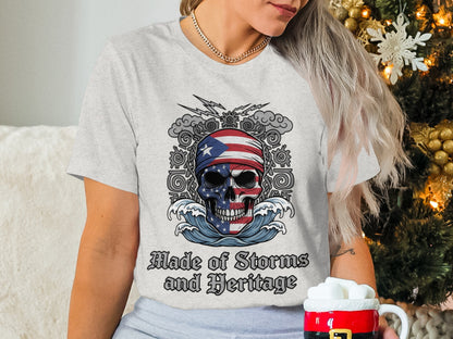 Made of Storms and Heritage Skull T-shirt