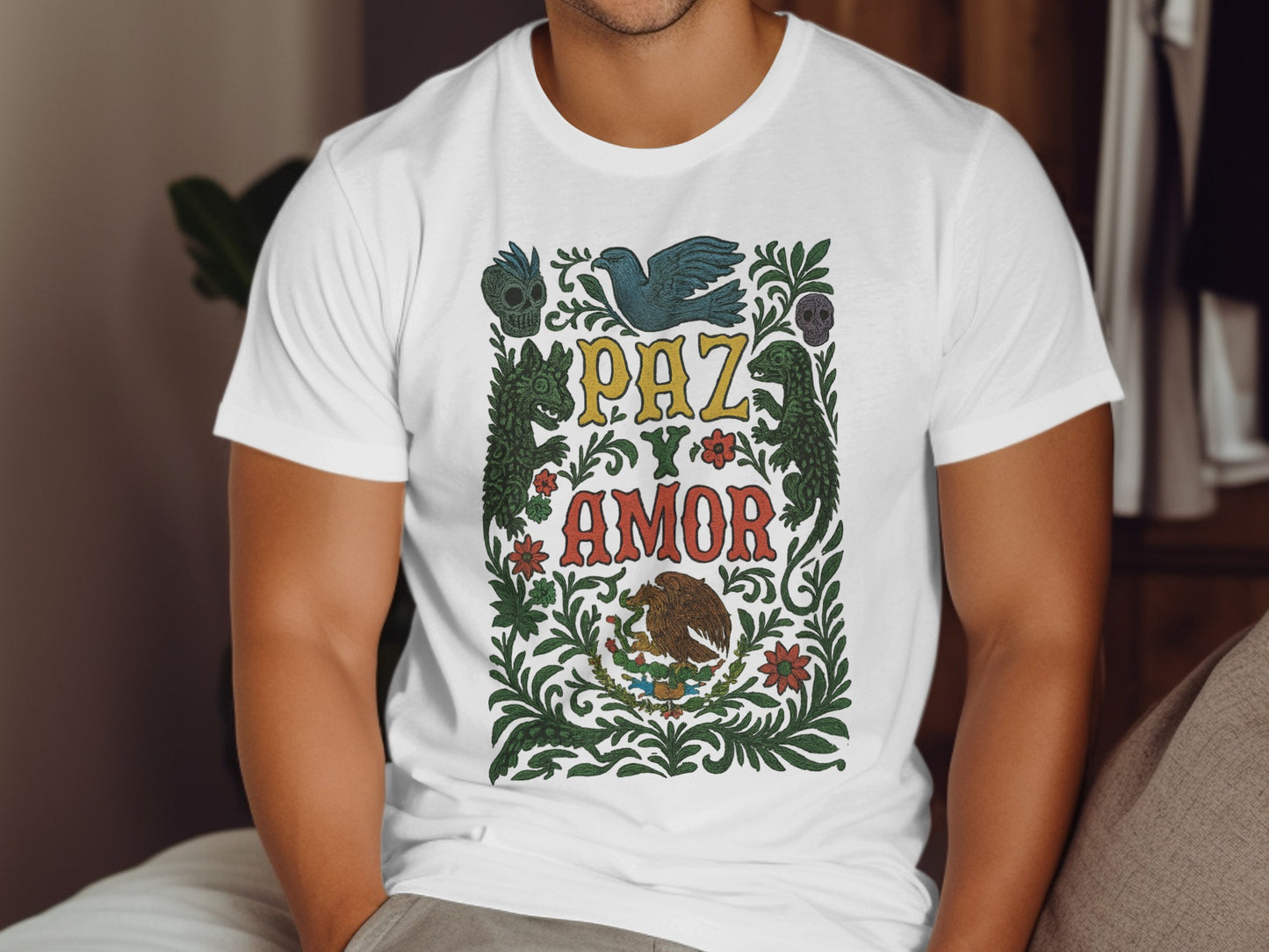 Paz y Amor Graphic Design T-shirt product type