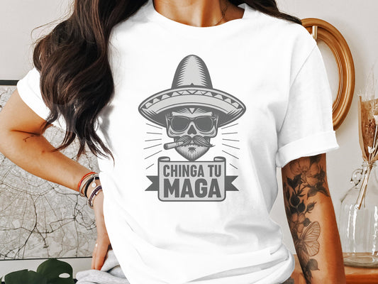 Stylish Graphic Tee with Cool Skull Design product