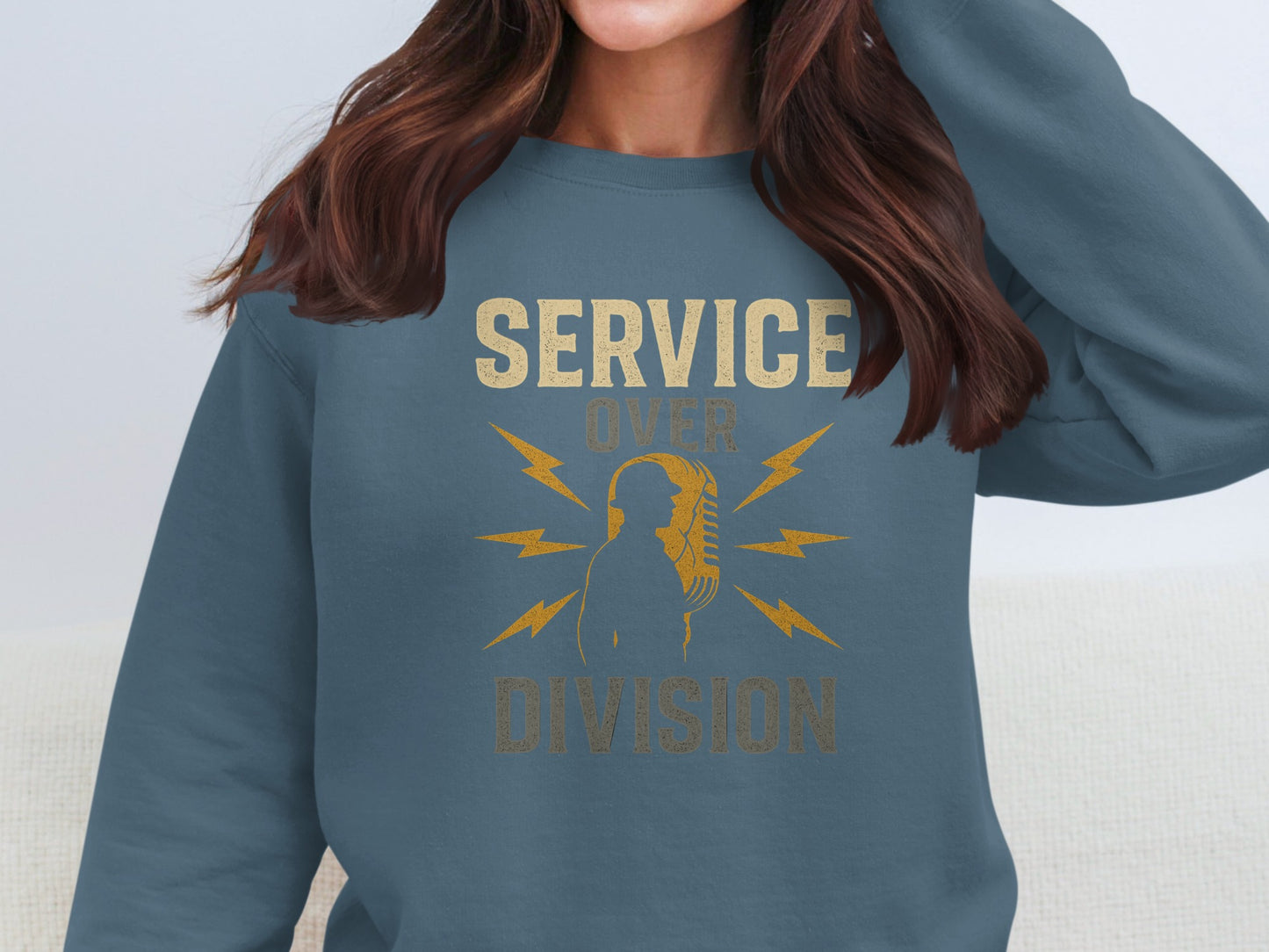 Service Over Division Graphic Sweatshirt product