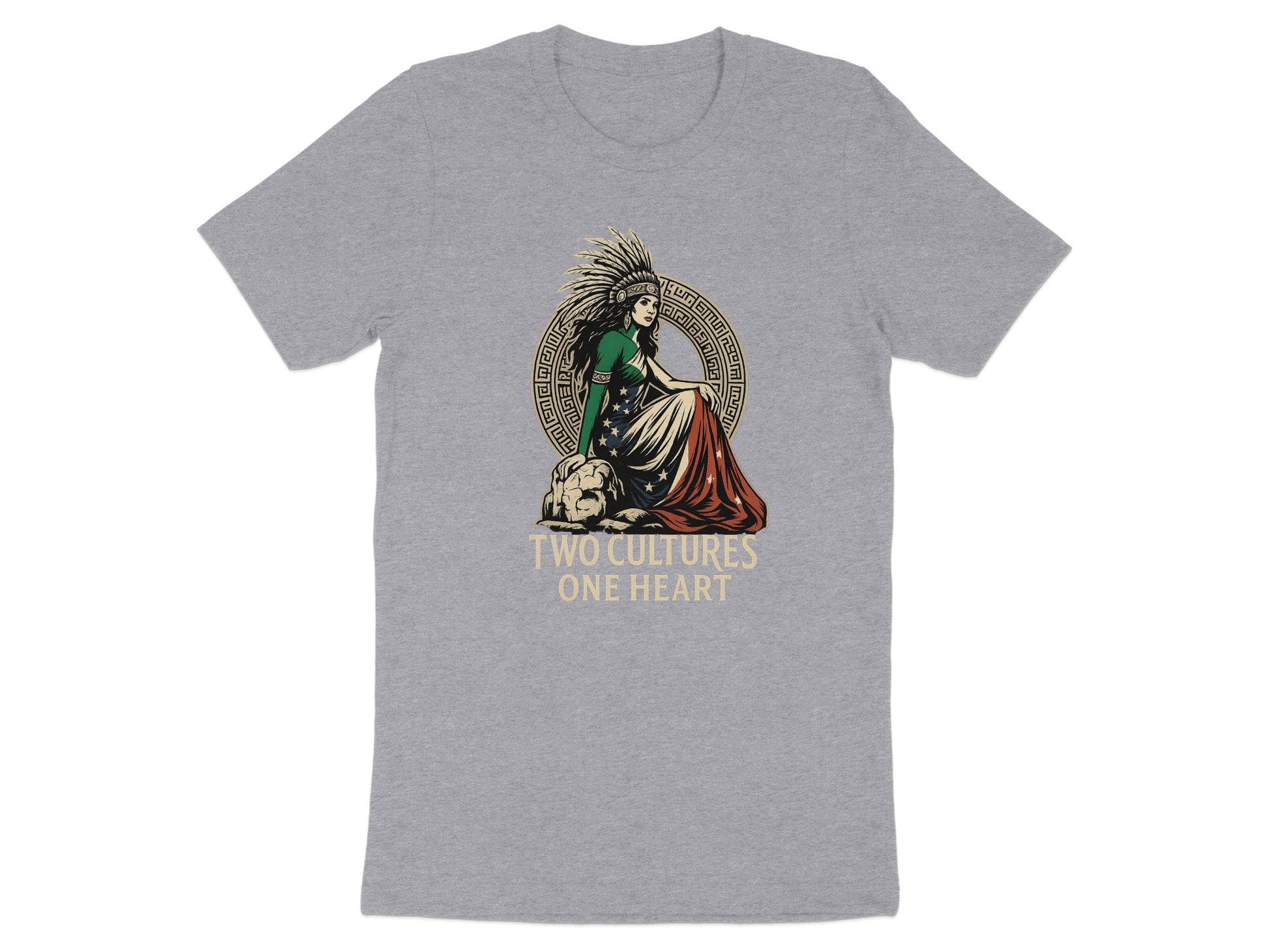 Two Cultures One Heart T-shirt product