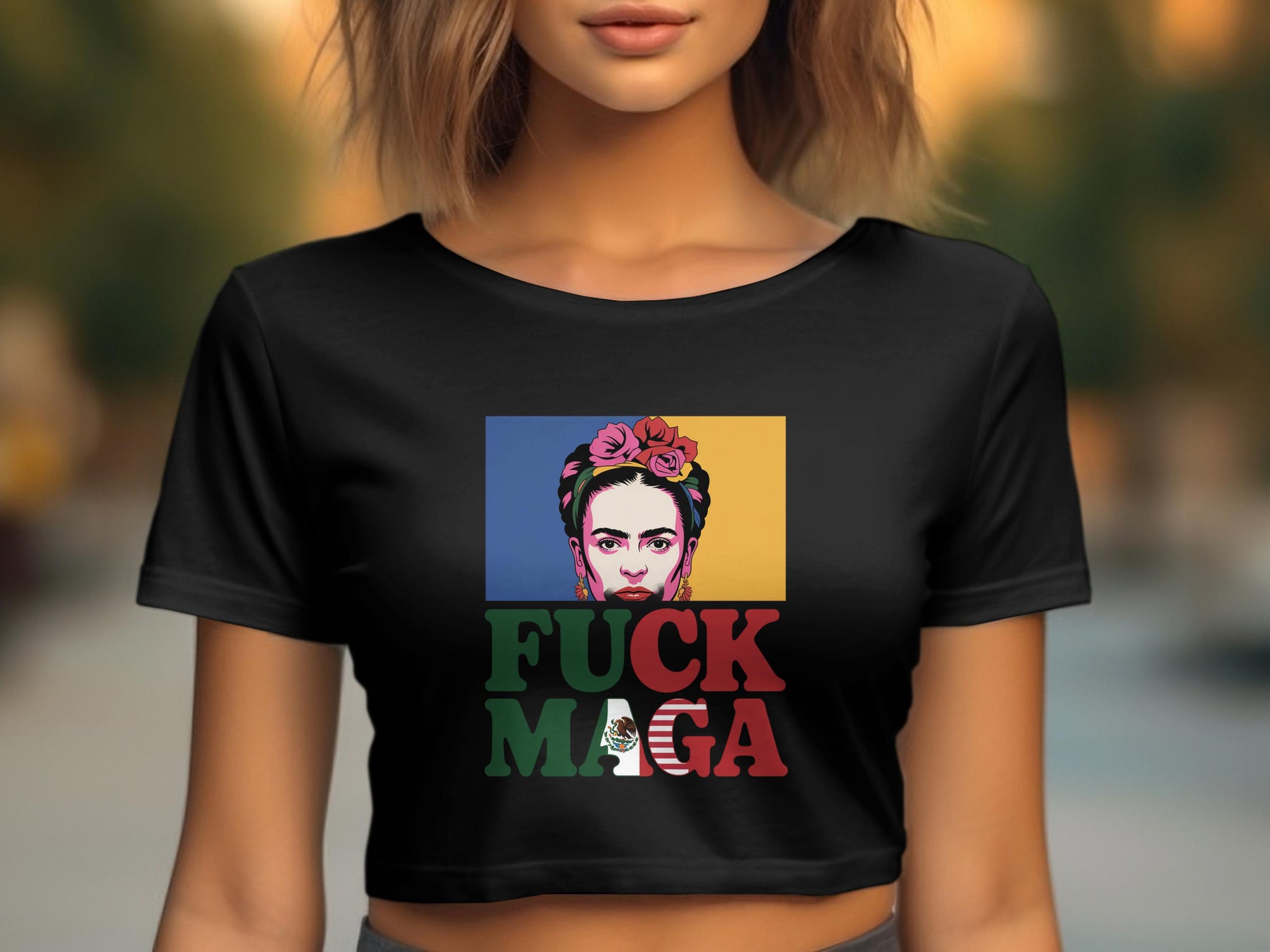 Bold Statement Frida Kahlo Graphic Tee Shirt product