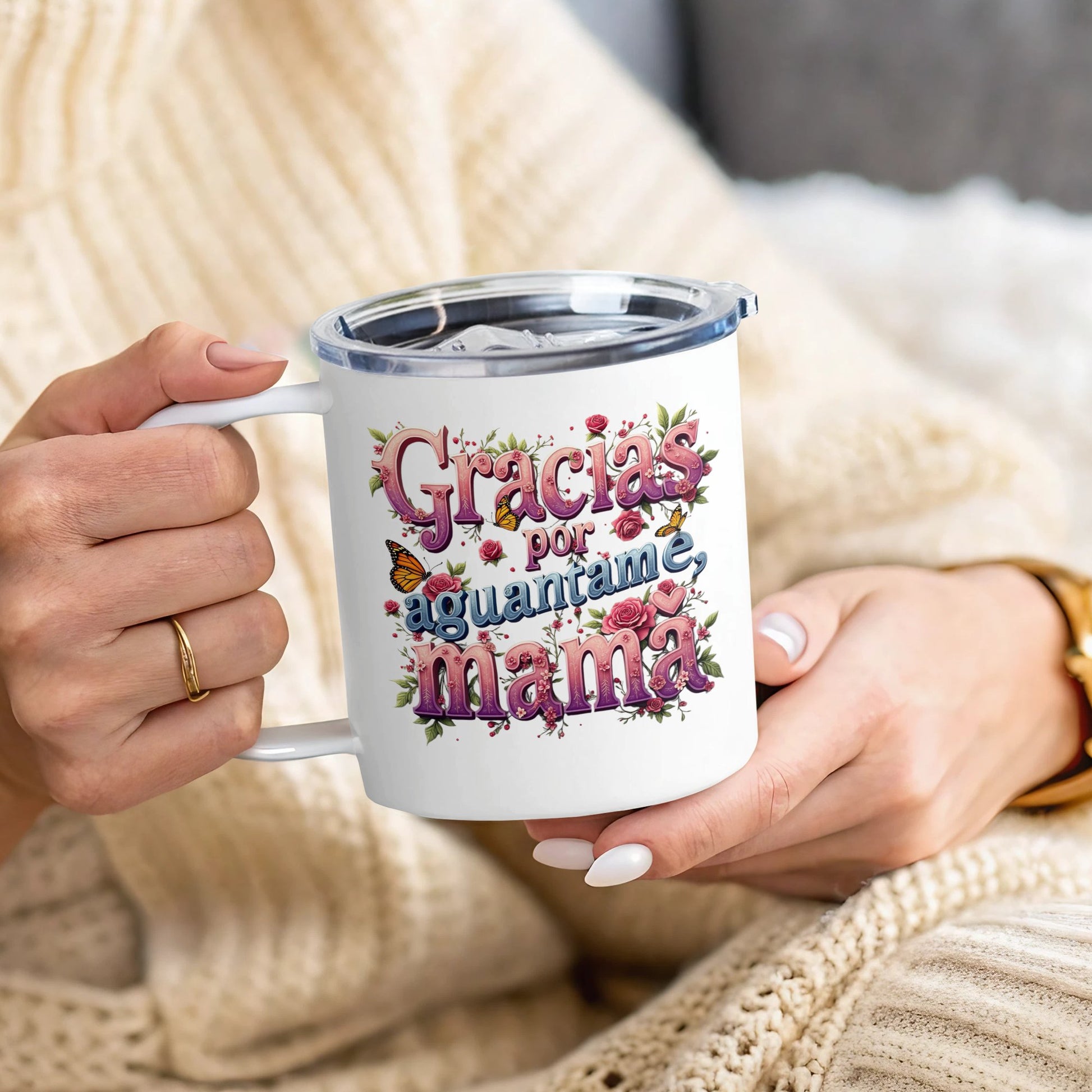 Gracias por aguantarme mama mug product