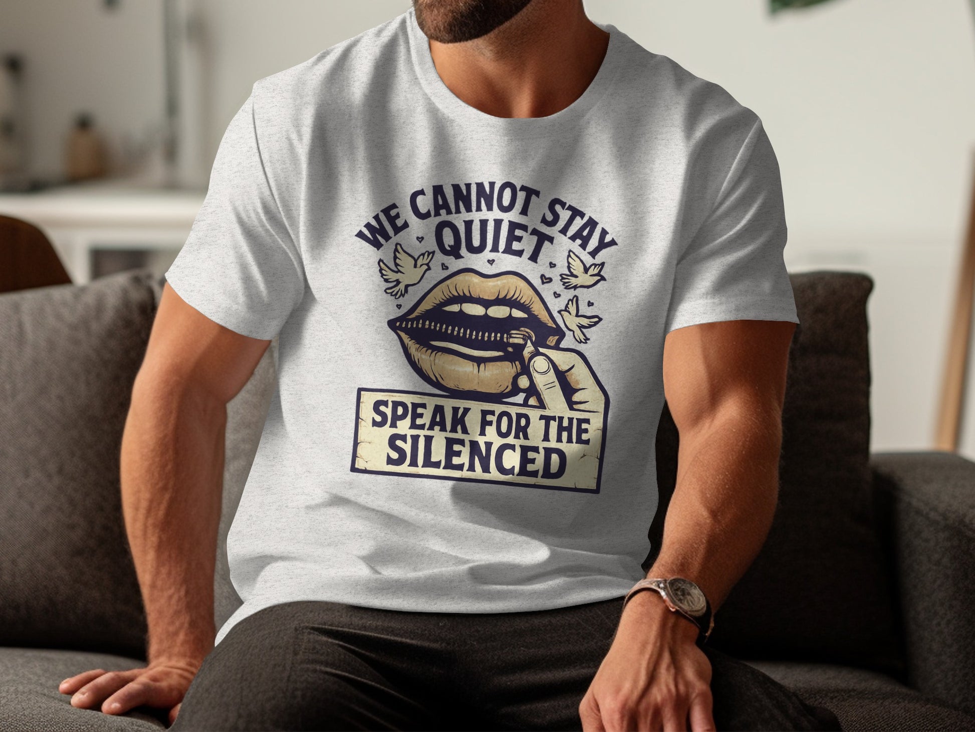 We Cannot Stay Quiet Speak For The Silenced T-shirt product