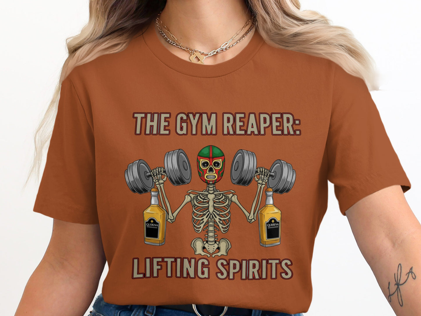 The Gym Reaper Lifting Spirits Graphic Tee product