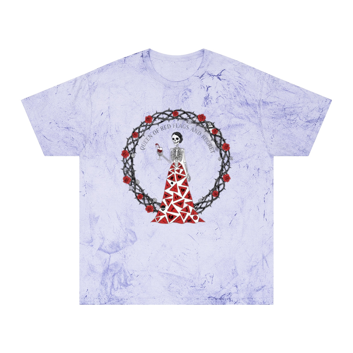 Queen of Red Flags and Regret Graphic T-Shirt