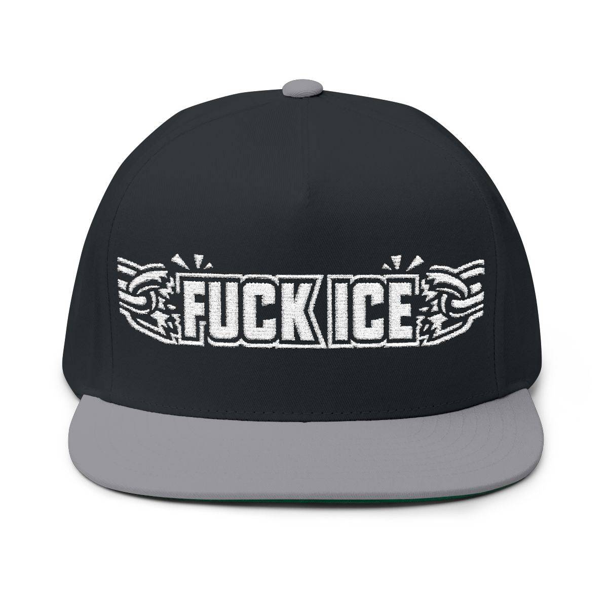 Fuck Ice Embroidered Statement Hat