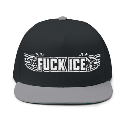 Fuck Ice Embroidered Statement Hat