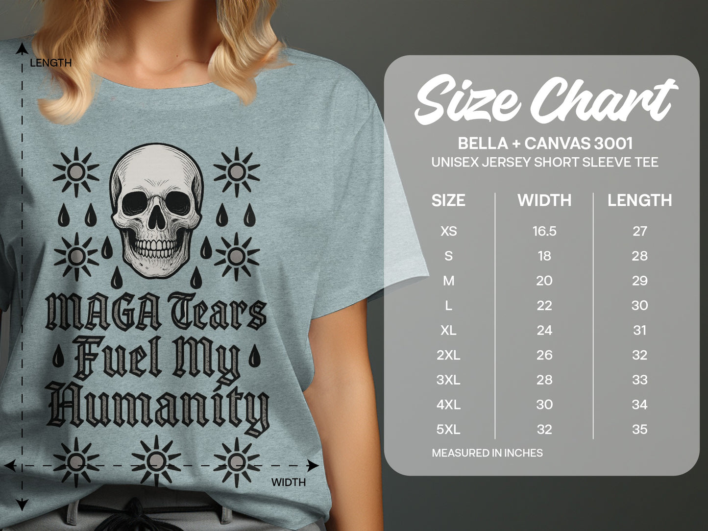 MAGA Tears Fuel My Humanity Unisex Jersey product