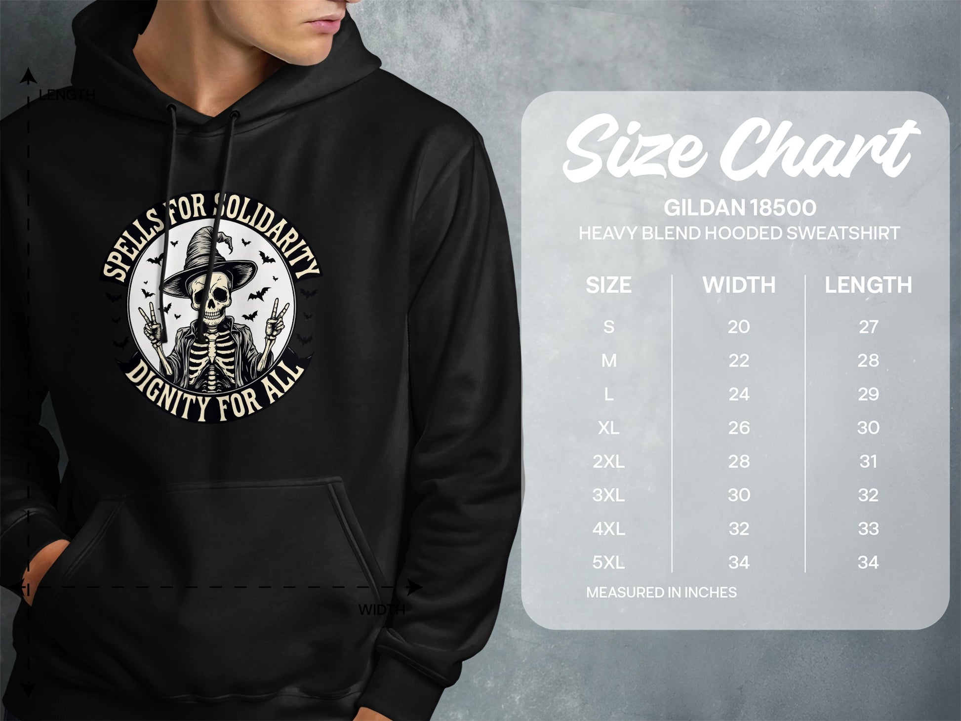 Spells for Solidarity Dignity for All sweatshirt product type