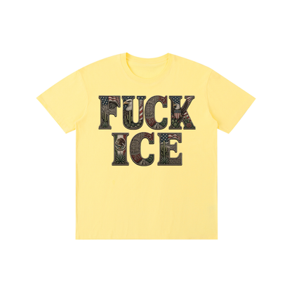 FUCK ICE with FDT Subtle The Perfect Tee; LOUDNESS Needed Now!! Pure Cotton Unisex T-Shirt