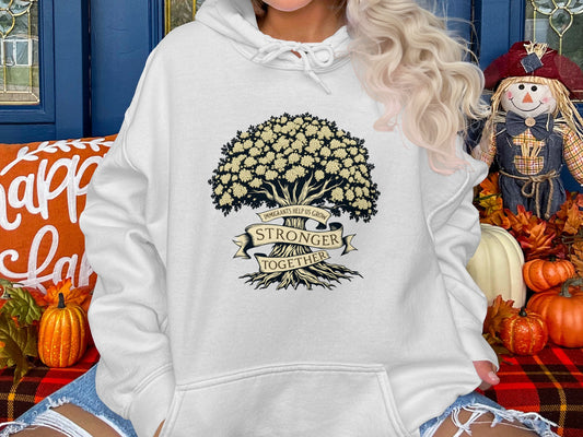Stronger Together Tree Graphic Hoodie product