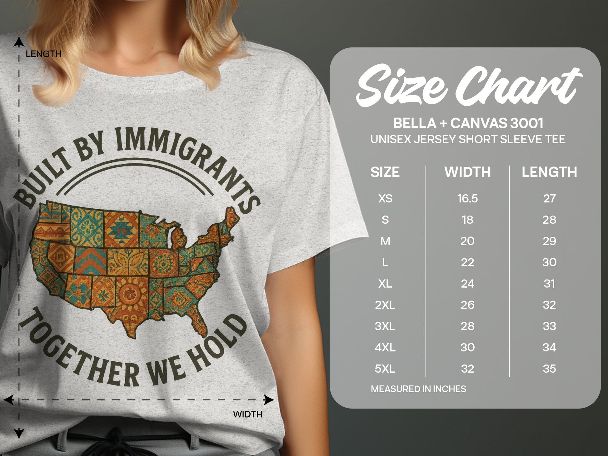 Built by Immigrants Together We Hold Tee product