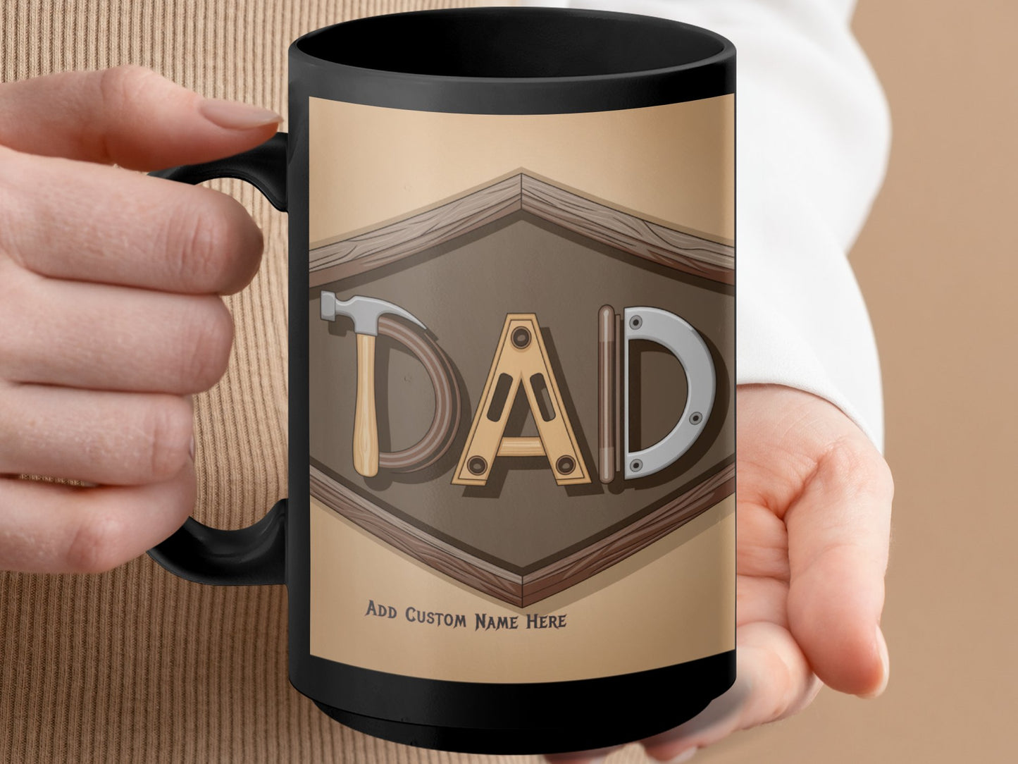 Customizable Dad Tool Themed Mug Perfect Gift product