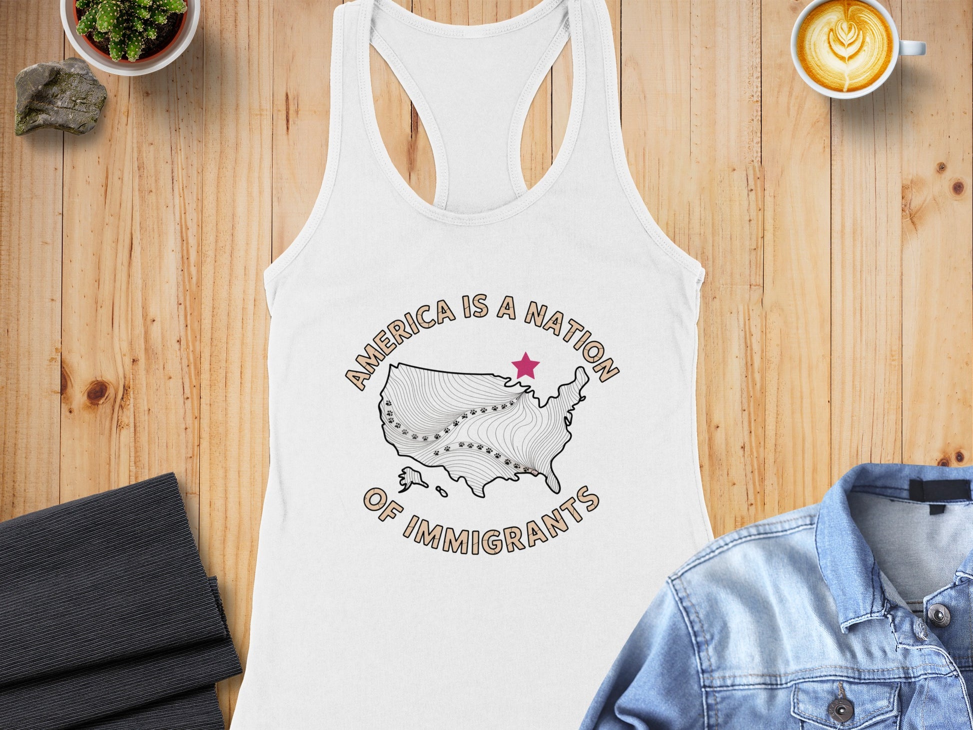 America Is a Nation of Immigrants Tank Top