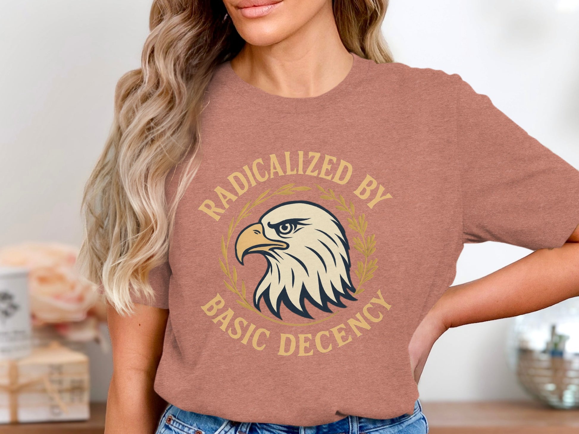 Radicalized By Basic Decency Graphic Tee product