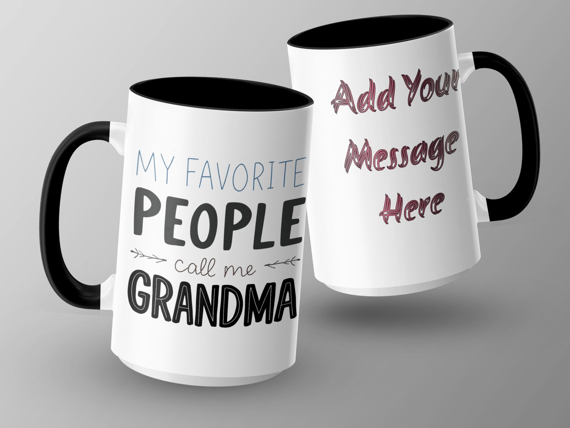 My Favorite People Call Me Grandma Personalized Mug Product