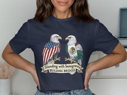Standing with Immigrants Building Bridges shirt product type