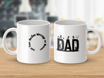 Personalized Dad Design Customizable Message Mug product