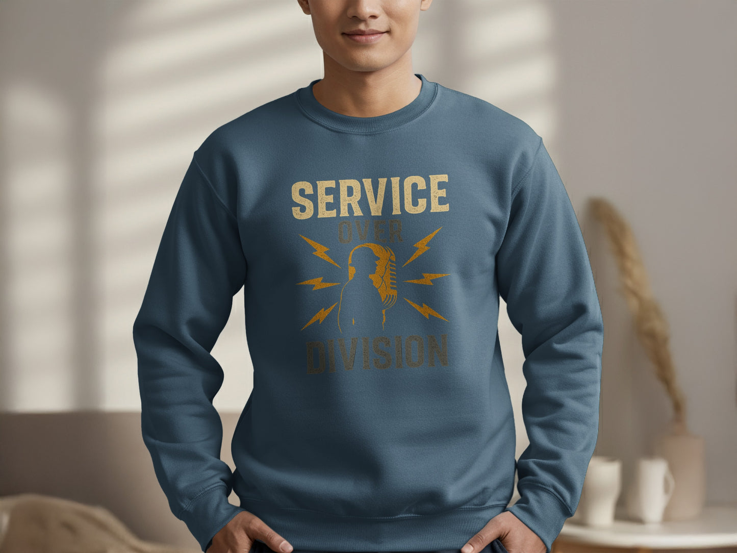 Service Over Division Graphic Sweatshirt product