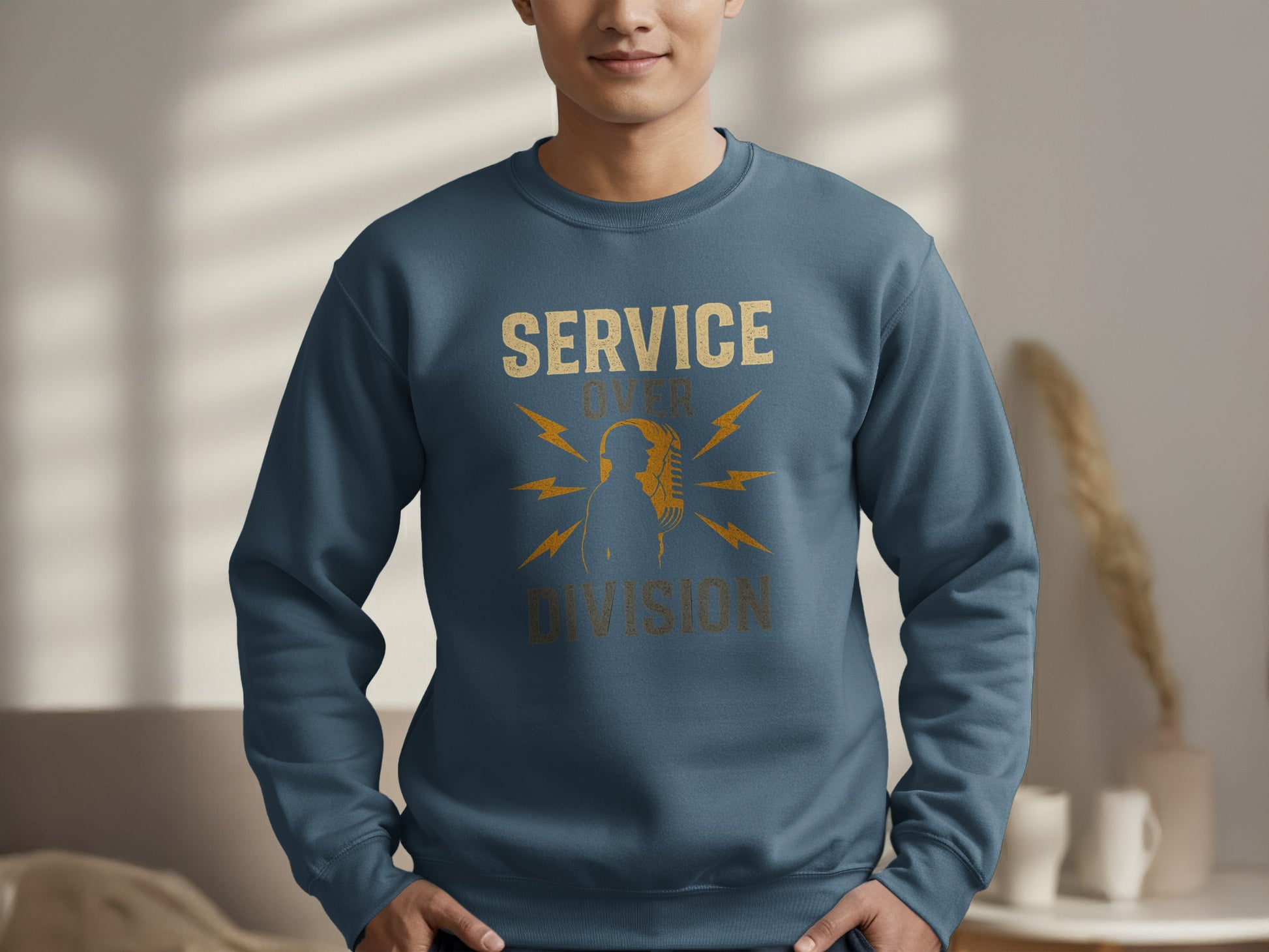 Service Over Division Graphic Sweatshirt product