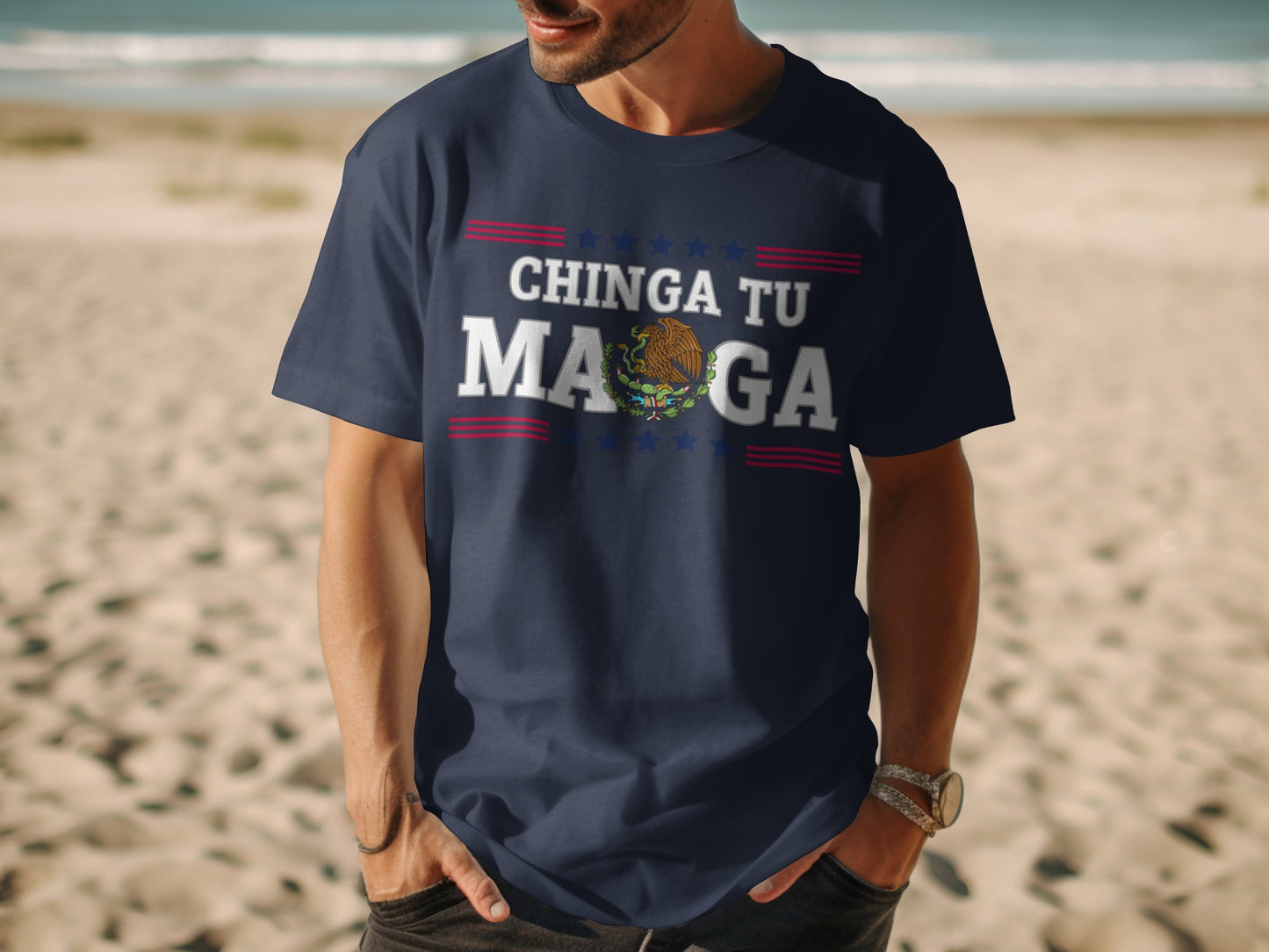 Chinga Tu M**** Graphic Casual Wear T-Shirt product