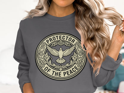Protector Of The Peace Graphic Sweatshirt