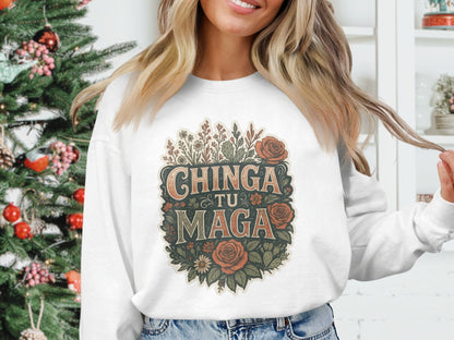 Chinga Tu Maga Graphic Sweatshirt product type