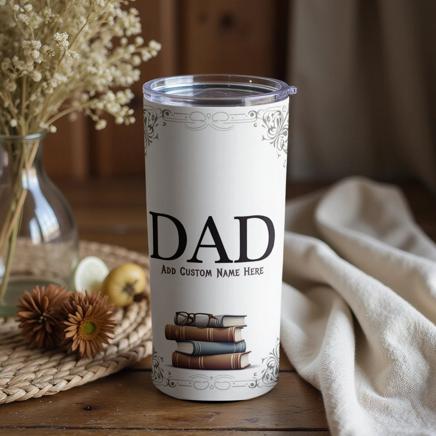 Dad Custom Name Here Personalized Tumbler product type