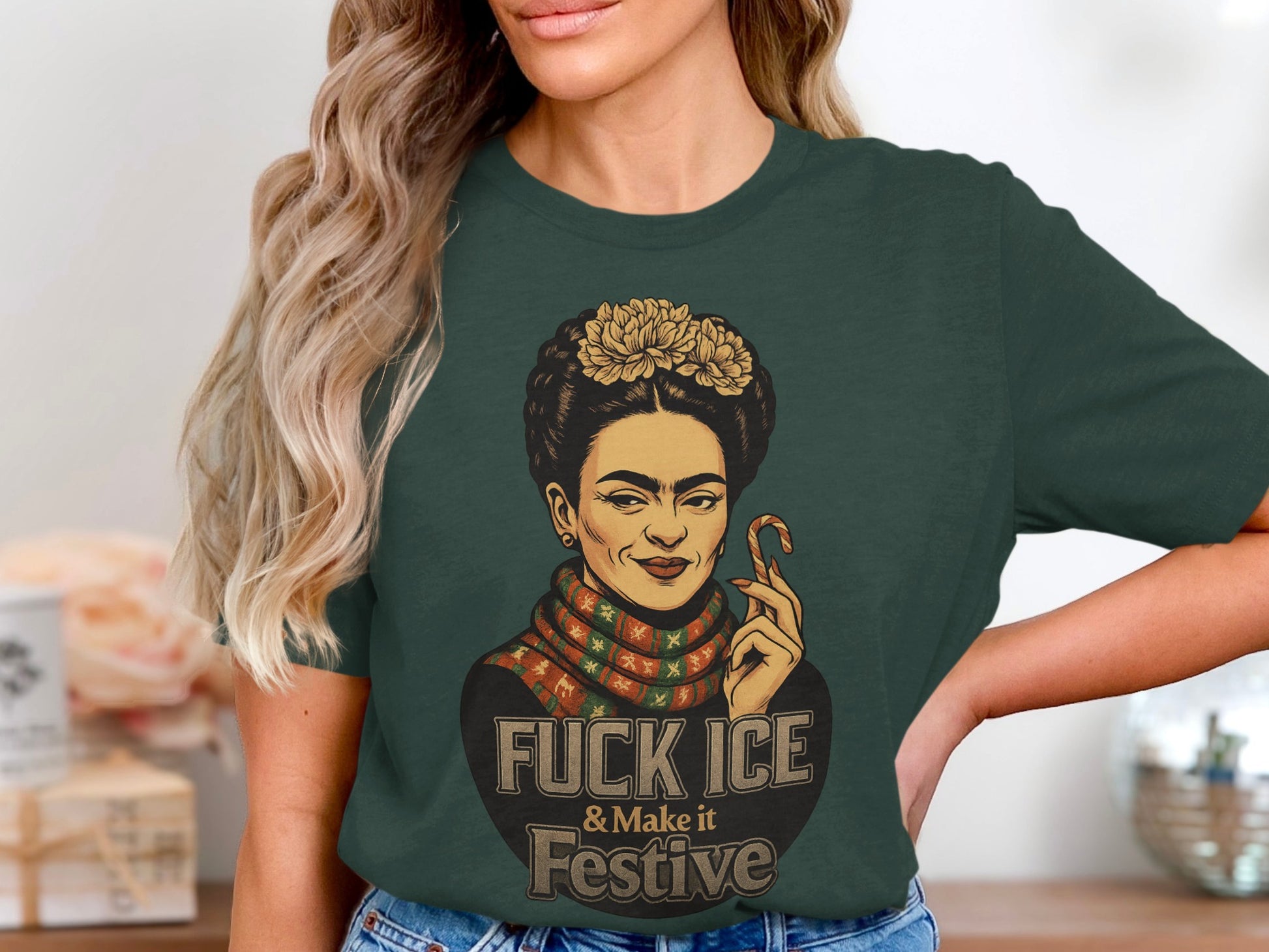 Fuck Ice and Make It Festive T-shirt