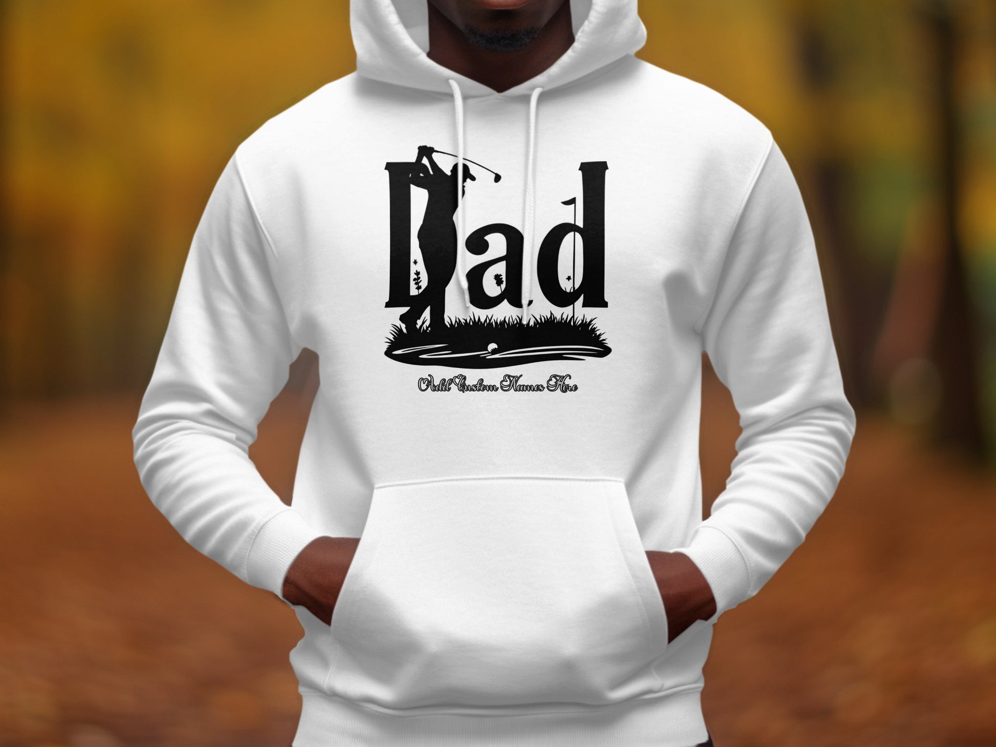 Dad Golf Silhouette Graphic Design Hoodie product