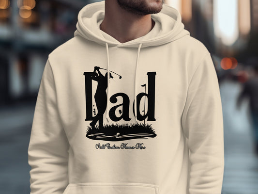 Dad Golf Silhouette Graphic Hoodie product type
