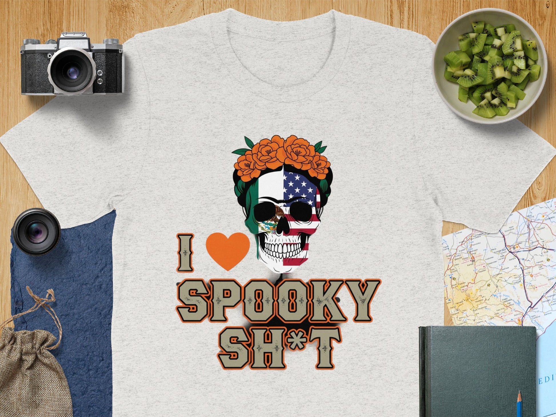 I Heart Spooky Sh*t Skull Graphic Tee product
