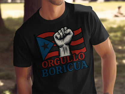 Orgullo Boricua Fist Puerto Rican Flag T-shirt product