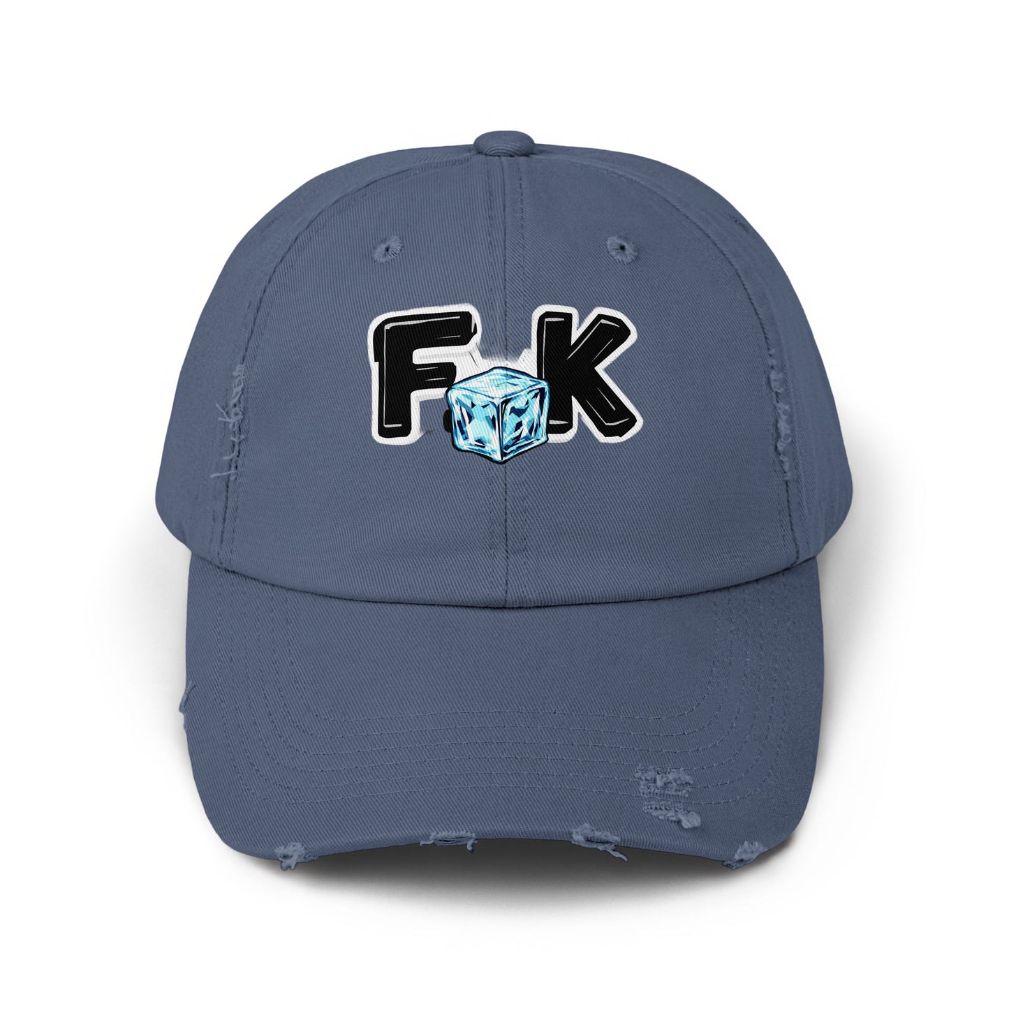 F K Ice Cube Graphic Design Distressed Dad Hat product type