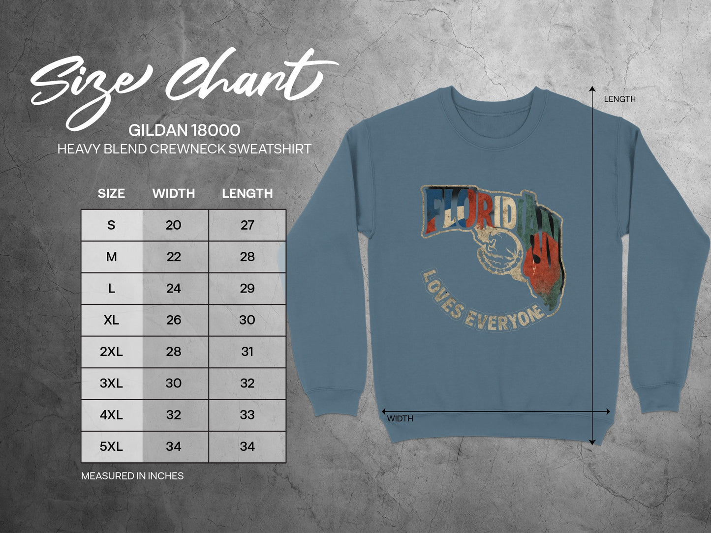 Florida Loves Everyone Graphic Sweatshirt product type