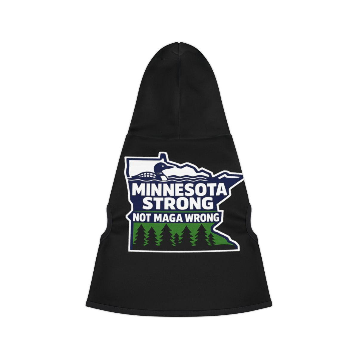 Minnesota Strong Not Maga Wrong Graphic Hoodie