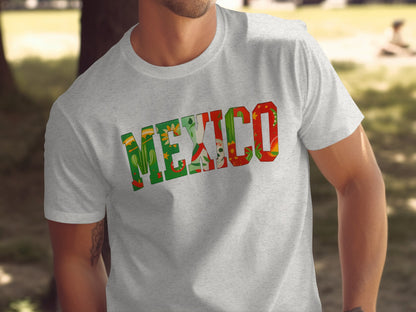 Vibrant Mexico Design T Shirt for Cultural Pride product