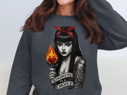 Kindness Is a Choice Graphic Sweatshirt product