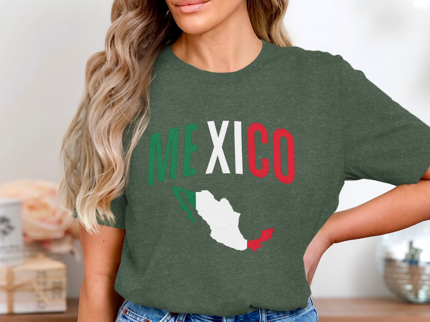 Mexico Map Graphic Tee Perfect Casual Wear product