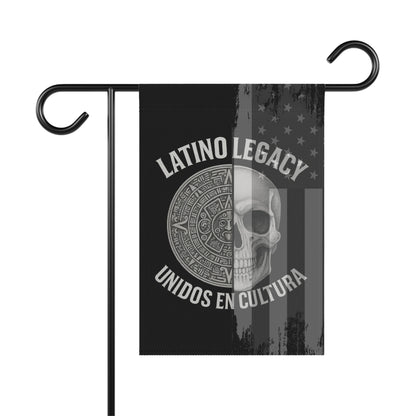 Latino Legacy Unidos en Cultura Skull Garden Flag