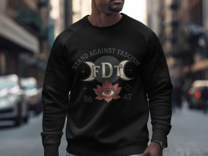 Stand Against Fascism Eye Lotus Graphic product type